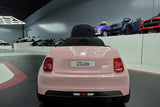 Fiat 500 12V electric car for kids – pink