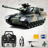 Serious remote-controlled tank with real pellets, real smoke, real movements plus option for water pellets