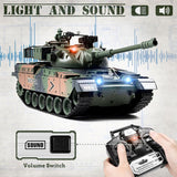 Serious remote-controlled tank with real pellets, real smoke, real movements plus option for water pellets