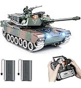 Serious remote-controlled tank with real pellets, real smoke, real movements plus option for water pellets