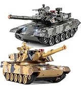 Serious remote-controlled tank with real pellets, real smoke, real movements plus option for water pellets
