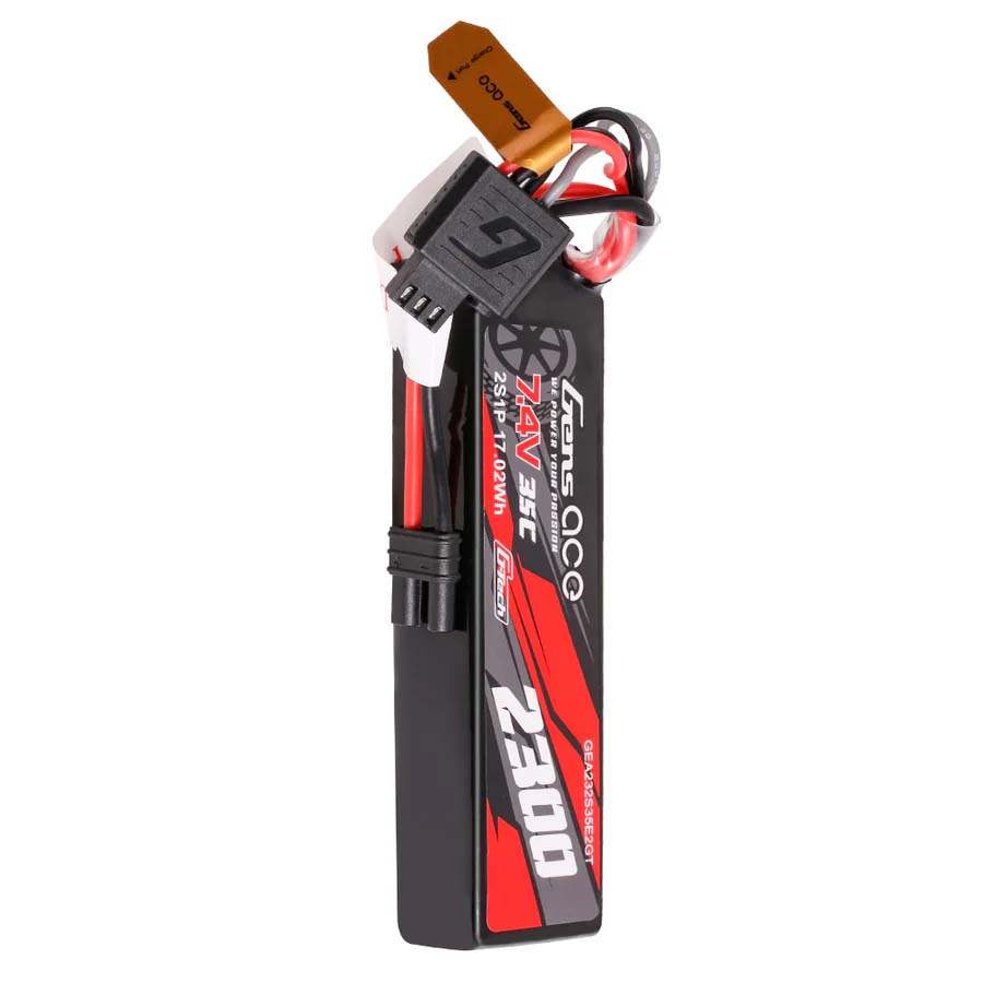 GENS ACE GEA232S35E2GT - GensAce G-Tech Hard 2S 7.4V-2300-35C 101x31x21mm 115g EC2
