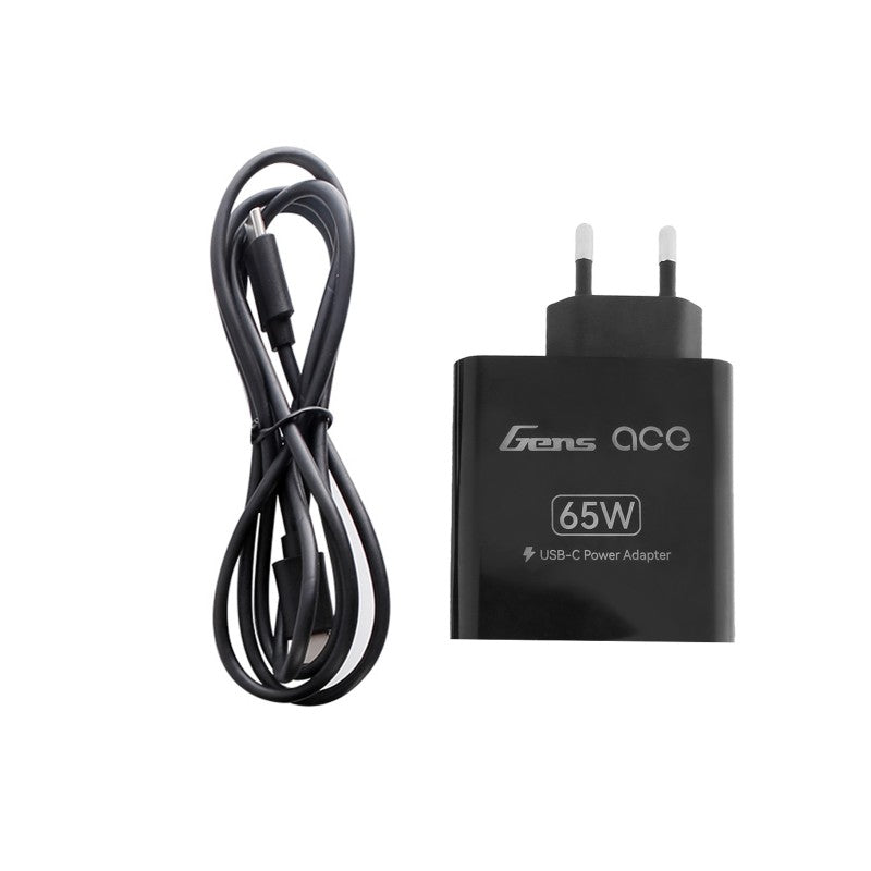 GENS ACE GEA65WAD-EU - GensAce USB-C Power Adapter 65W 220V/EU