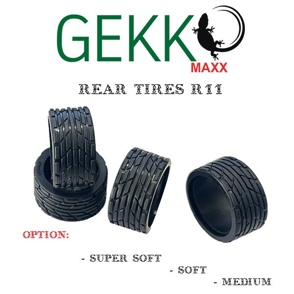 Gekko GKM-015-SS - Maxx Rear Tires R11 (4pcs) - Super Soft
