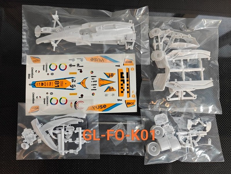 GL Racing GL-FO-K01 - One White Kit Set with decal (K01)