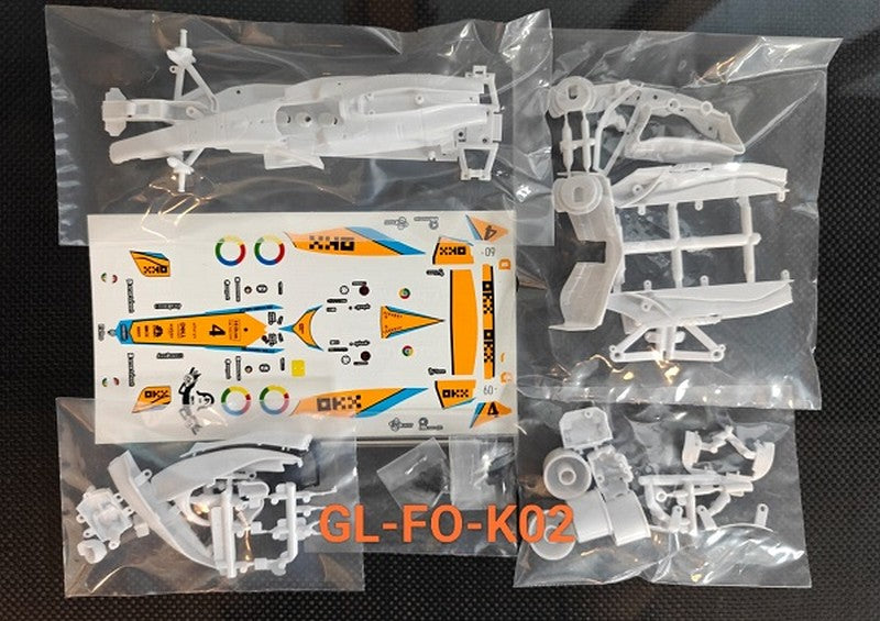 GL Racing GL-FO-K02 - One White Kit Set with decal (K02)