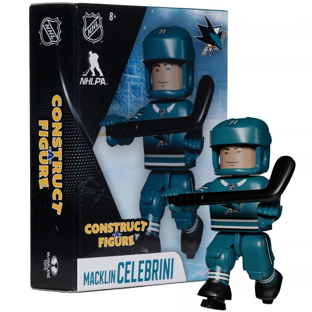 NHL Macklin Celebrini (San Jose Sharks) Construct-a-Figure McFarlane Toys