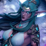 HEX Blizzard Hearthstone Tyrande Whisperwind Art Frame Statue