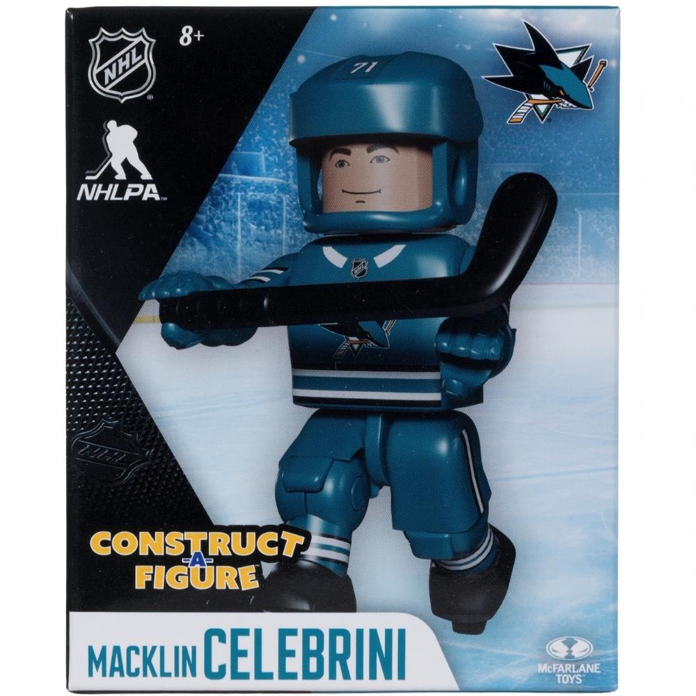 NHL Macklin Celebrini (San Jose Sharks) Construct-a-Figure McFarlane Toys