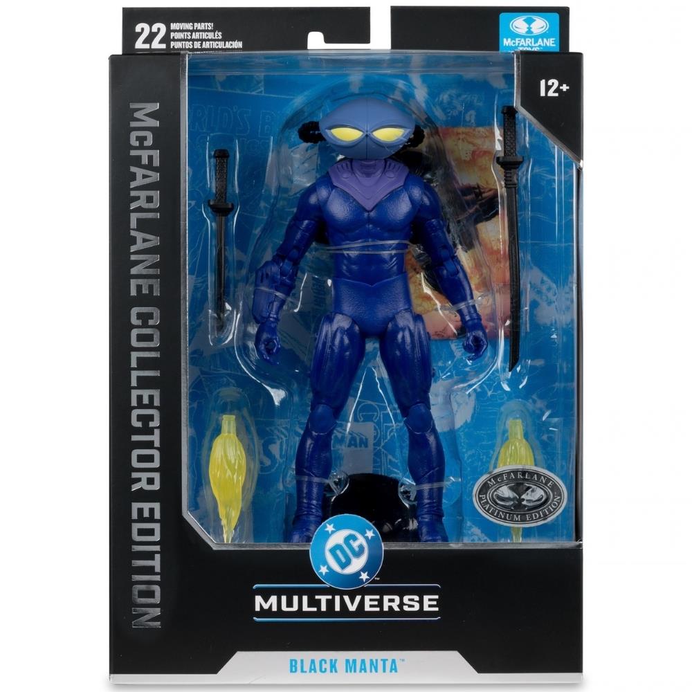 DC Multiverse Black Manta (DC Classic) 7in Deluxe Action Figure McFarlane Collector Edition #68(CHASE)