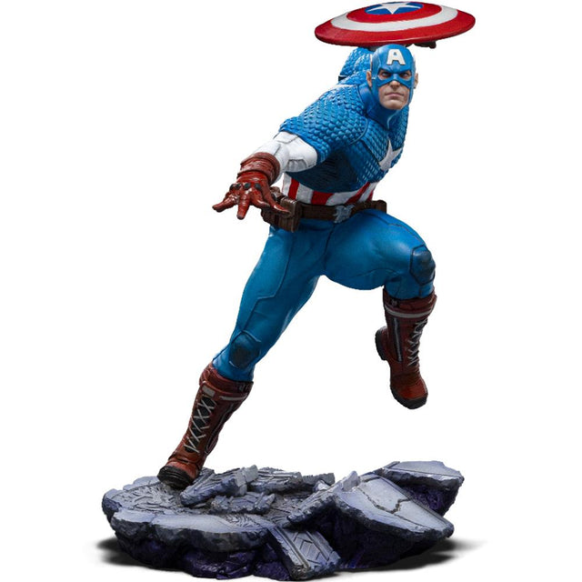 Iron Studios MARVEL COMICS - Captain America Infinity Gauntlet Diorama Statue 1/10