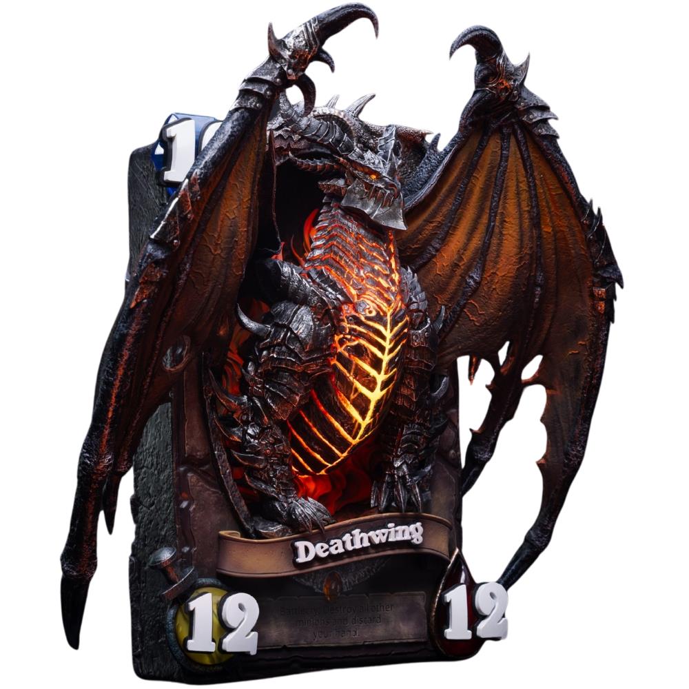 Blizzard Hearthstone  Deathwing Art Statue Frame