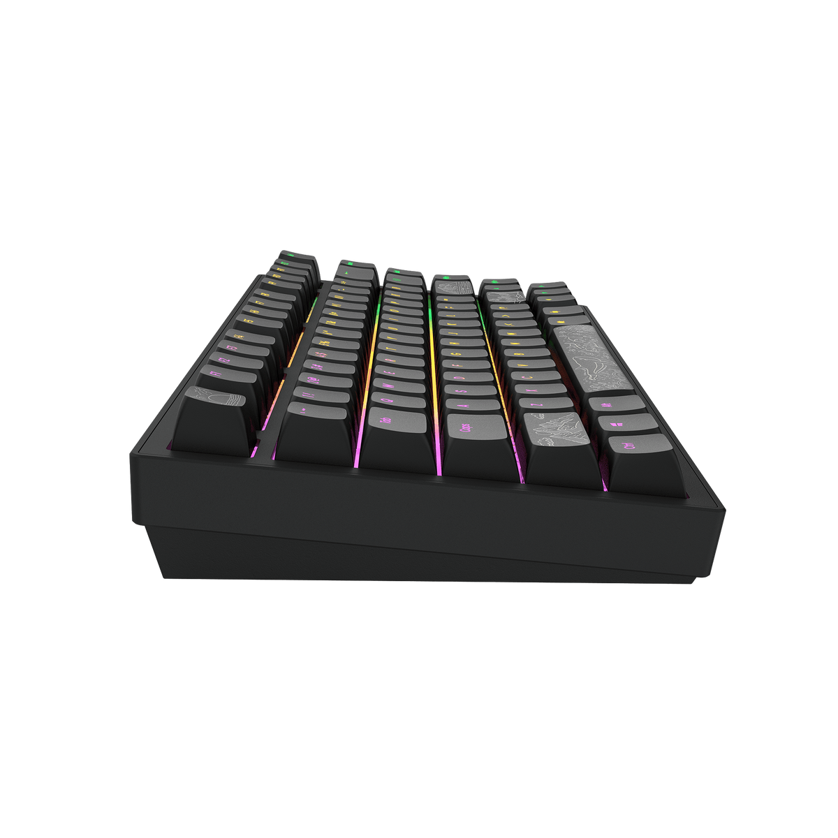 Dark Project ALU Terra Nostra Black - Wired Gaming Keyboard (ANSI)