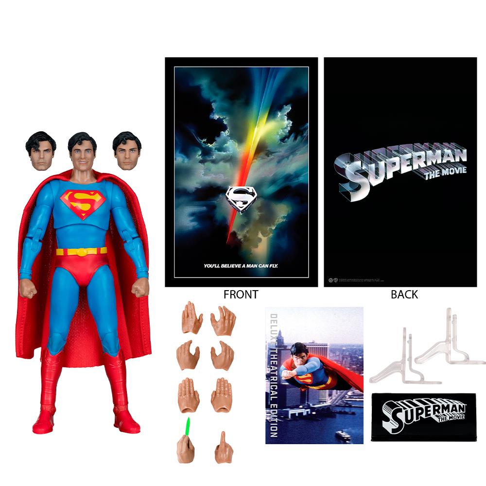 DC Multiverse Superman (Superman: The Movie 1978) 7in Action Figure (Deluxe Theatrical Edition) McFarlane Toys