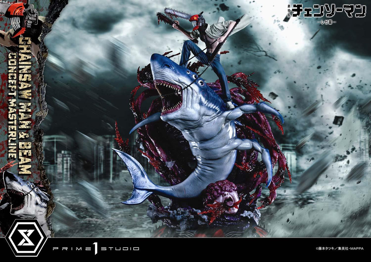 Prime 1 Studio Concept Masterline Chainsaw Man – The Movie: Reze Arc CHAINSAW MAN & BEAM Bonus Version