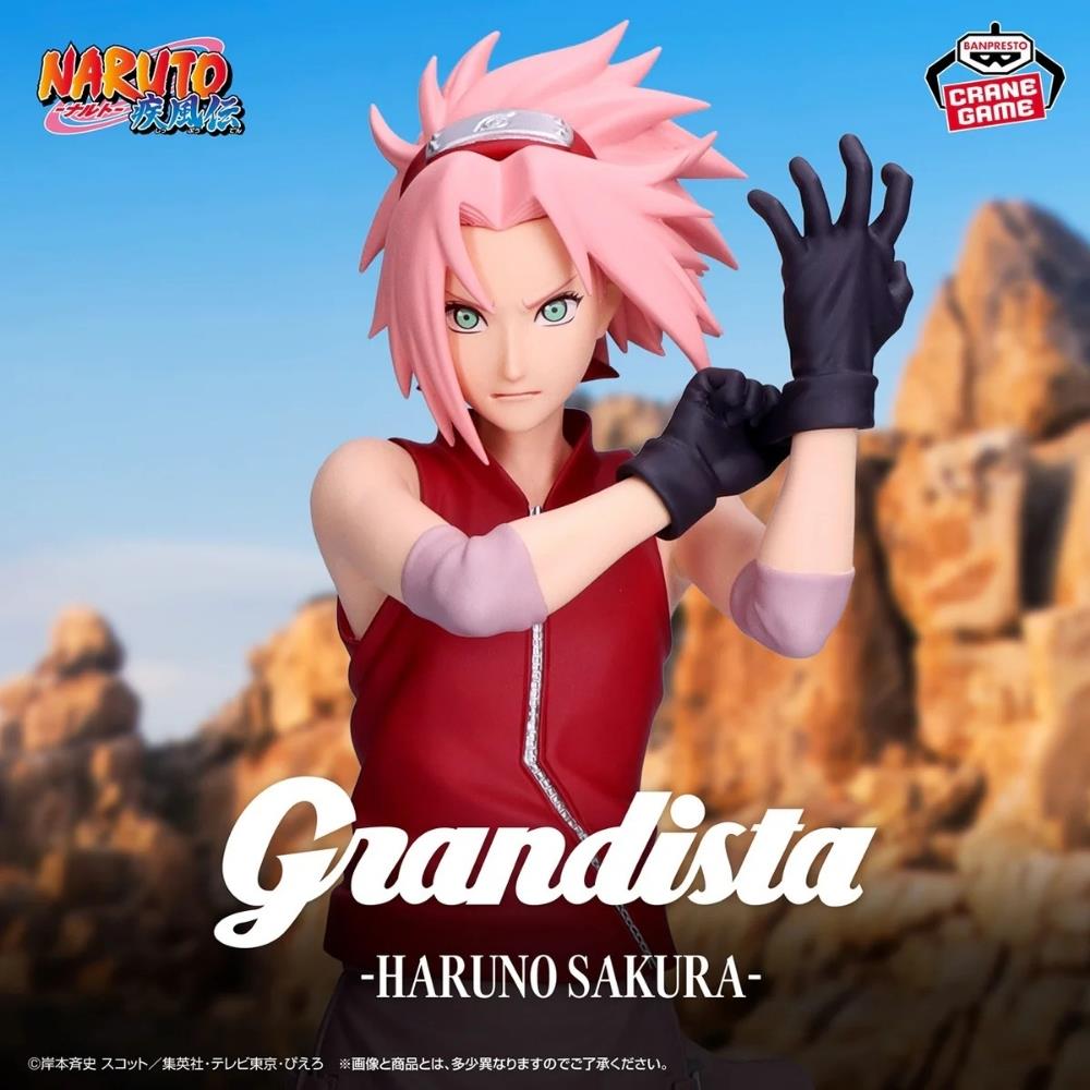Bandai - Naruto Shippuden Grandista-Sakura Haruno & Sasuke Uchiha-(A:Sakura Haruno)