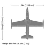 Aermacchi MB-339 60-86N Turbine ARF; Military