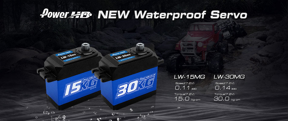 POWER HD HD-LW-30MG - Servo Power HD LW-30MG MG digital waterproof HV 30.0kg/0.14s