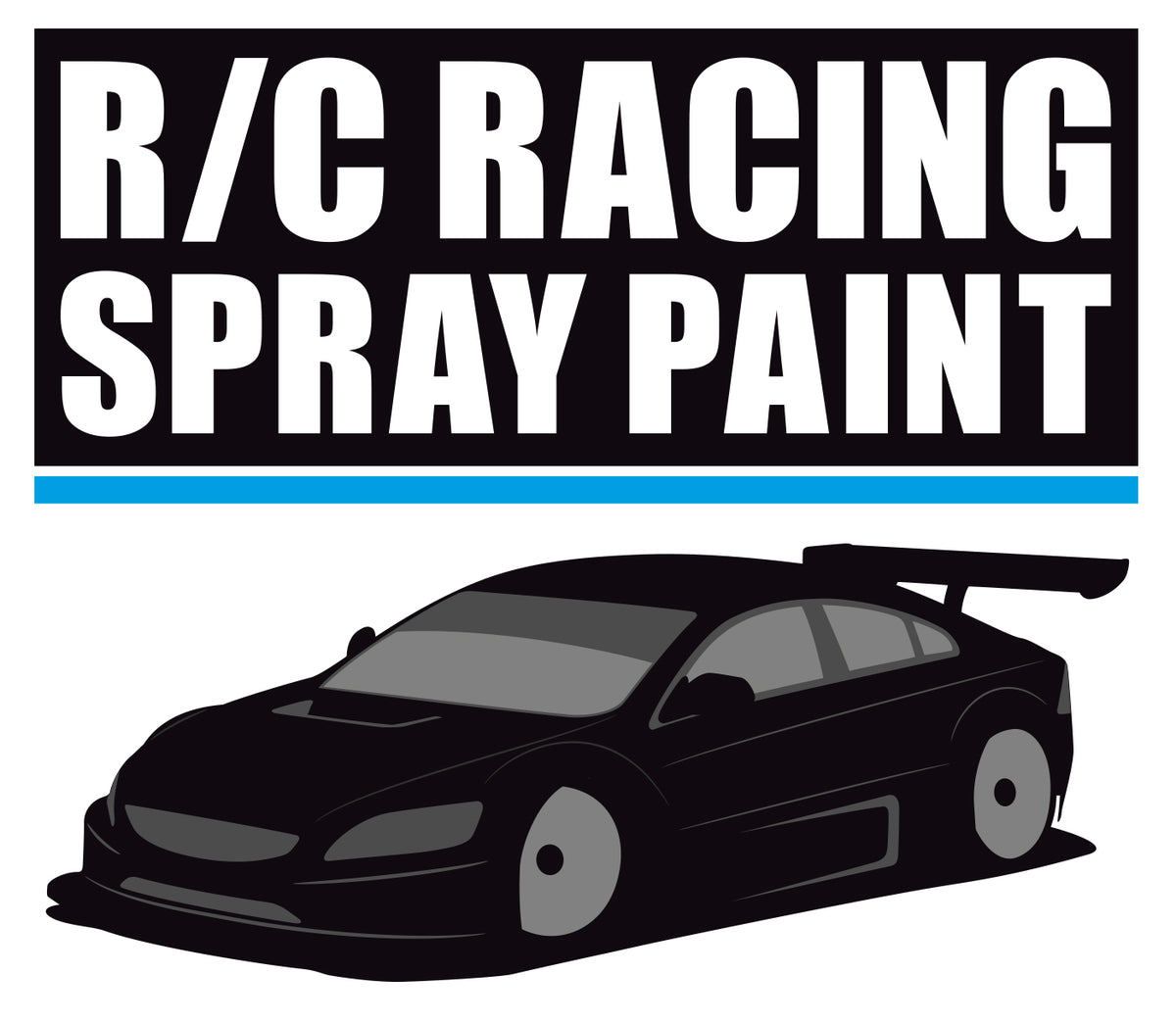 Metallic Gun Metal R/C Racing Spray Paint 150 ml