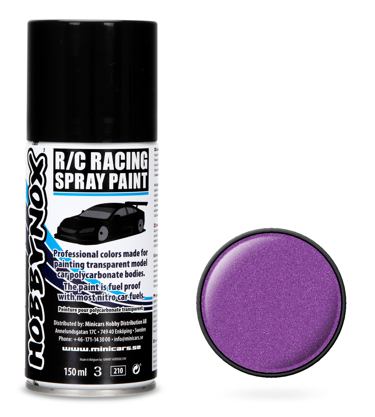 Metallic Purple R/C Racing Spray Paint 150 ml
