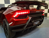 Lamborghini Huracan 12V electric car for kids – 1 seat, metallic red