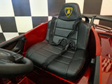 Lamborghini Huracan 12V electric car for kids – 1 seat, metallic red