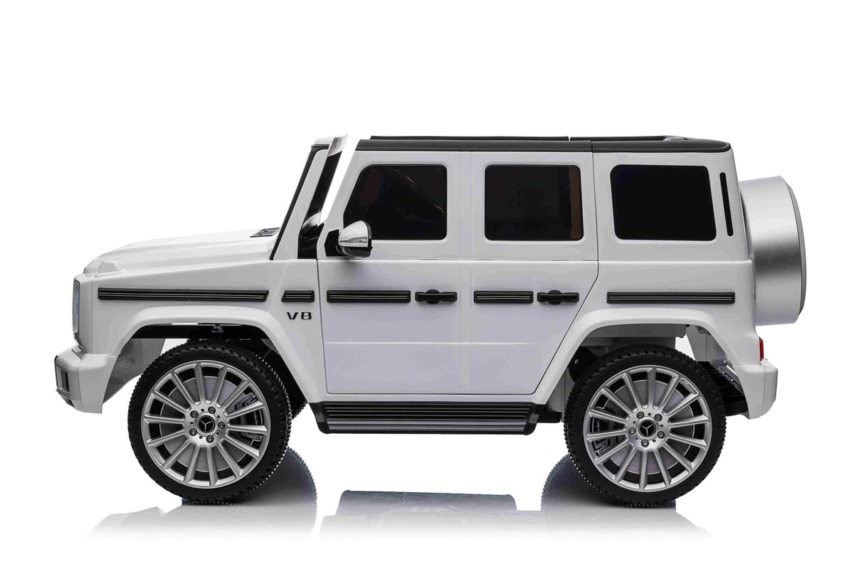 Mercedes-Benz G500 12V electric car for kids – 1 seat, white