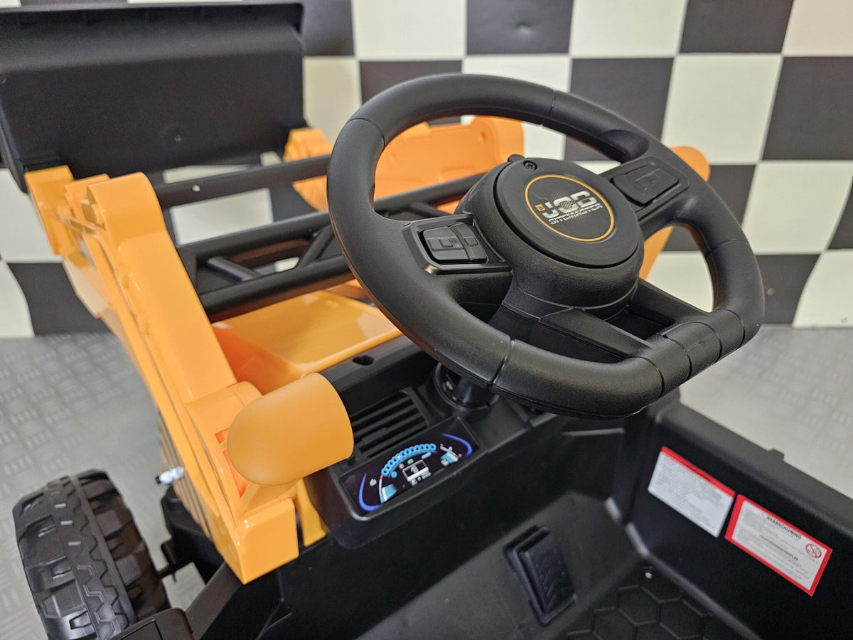 JCB Sitemaster 12V kids' tractor