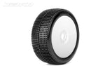 JETKO JK1001USRW - Jetko Sting Ultra Soft 1:8 Buggy Pre-glued White Revo Rims 2 pcs