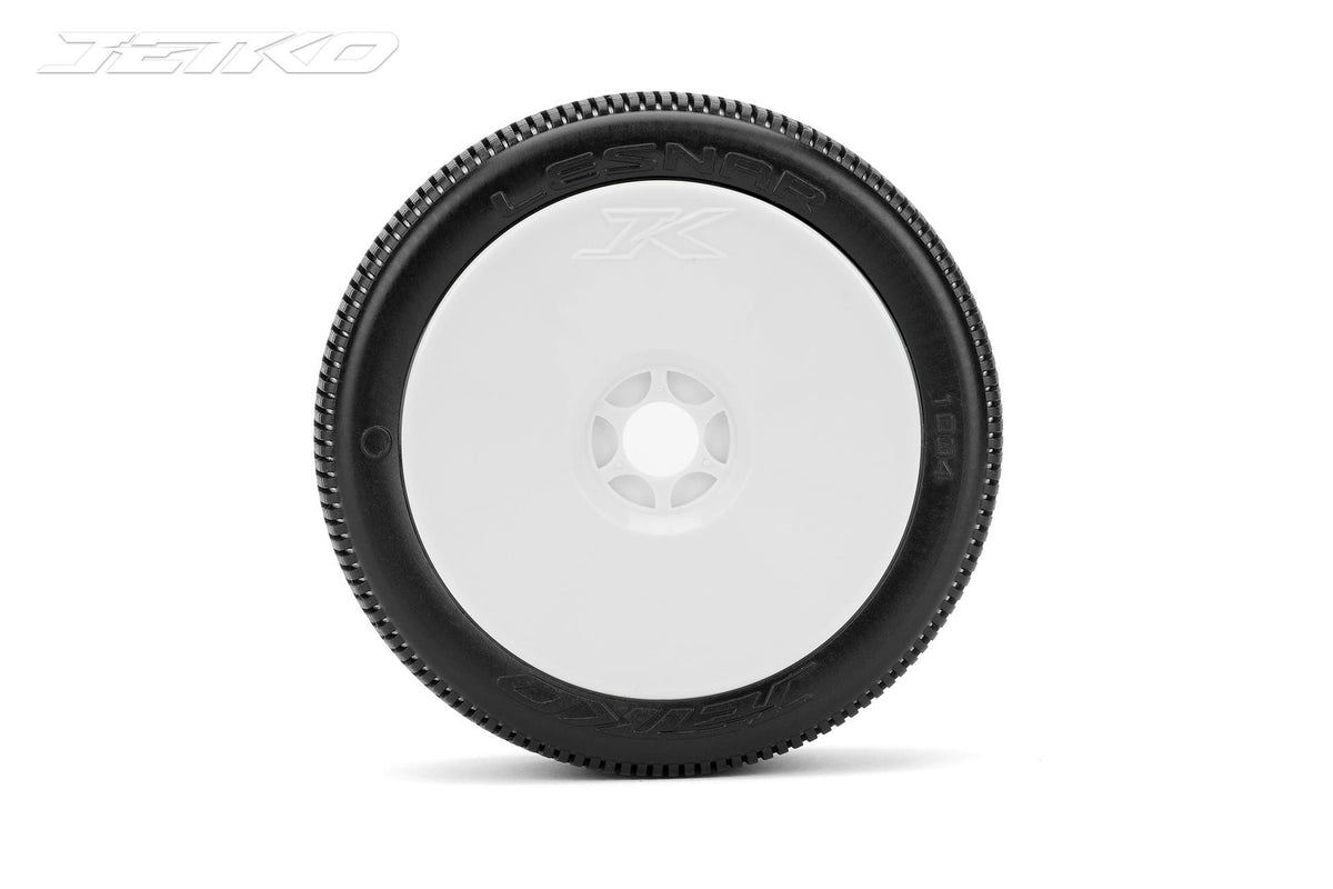 JETKO JK1004SSRW - Jetko Lesnar Super Soft 1:8 Buggy Pre-glued White Revo Rims 2 pcs