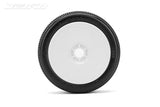 JETKO JK1004SSRW - Jetko Lesnar Super Soft 1:8 Buggy Pre-glued White Revo Rims 2 pcs