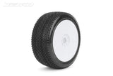JETKO JK1010SSRW - Jetko J Ten Super Soft 1:8 Buggy Pre-glued White Revo Rims 2 pcs
