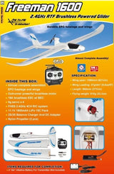 Freeman 1600 – RC Glider - ready to use