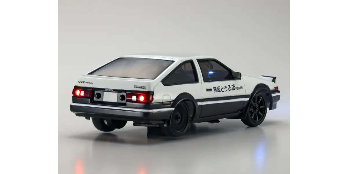 KYOSHO EGG K.66617A - Kyosho First Mini-Z 1:28 Initial-D Sprinter Trueno AE86 WH/BK Carbon