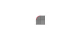 KYOSHO K.87053-05B - Kyosho Mini-Z Grand Prix Circuit50 Addition Corner Set 1