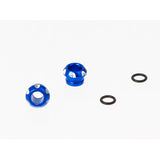DISC.. LED Holder CNC Alloy for 5mm Light, Blue