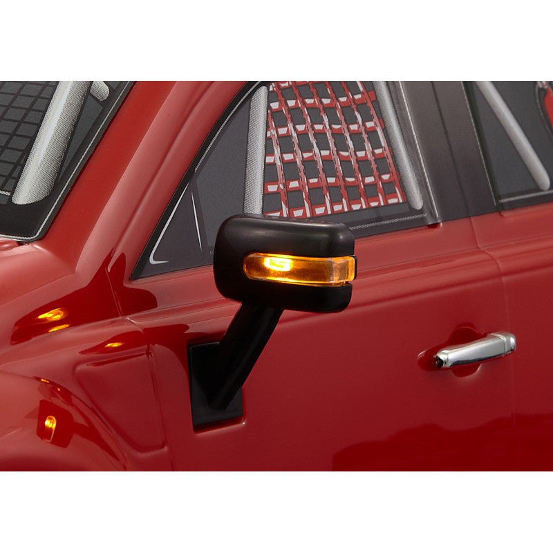 DISC.. Rear view mirror set "Type-F" incl. LED's