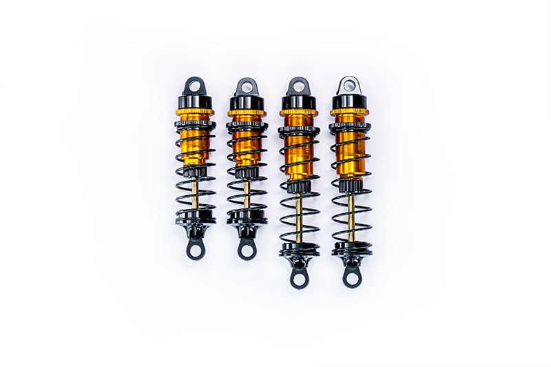 KOSWORK KOS04901 - Koswork Big Bore 12mm 1:10 Buggy Shock Set F&R 4 Gold/Black