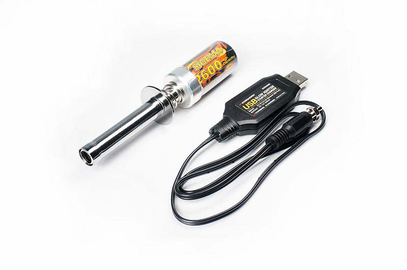 KOSWORK KOS05004-2600SET - Koswork Glow Heater Set w/USB Charger 2600mAh battery