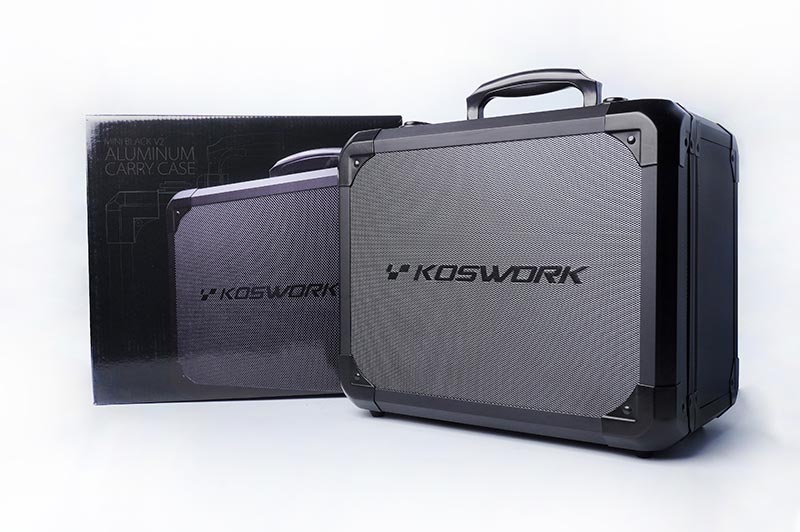 KOSWORK KOS32302-MT44 - Koswork V2 Mini Black Aluminium Case for Sanwa MT44-MT5
