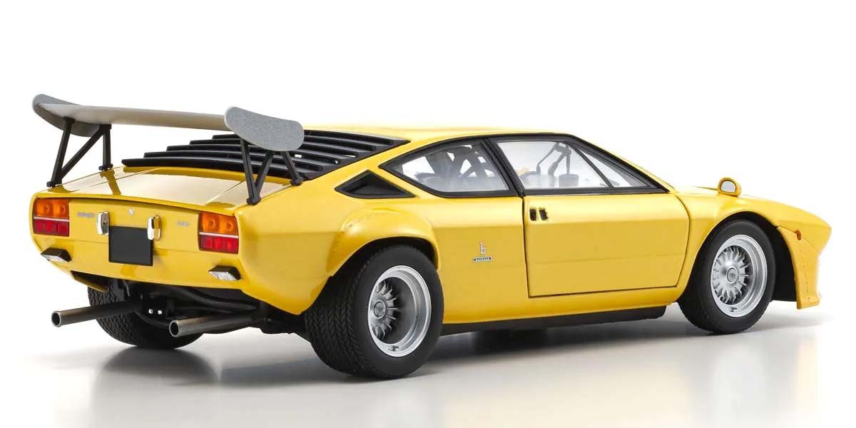 KYOSHO DIE CAST KS08445GY - Kyosho 1:18 Lamborghini Urraco Rally 1974 Yellow