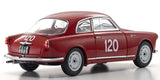 KYOSHO DIE CAST KS08957A - Kyosho 1:18 Alfa Romeo Giuletta SV Mille Miglia 1956 Nr.120
