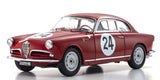 KYOSHO DIE CAST KS08957B - Kyosho 1:18 Alfa Romeo Giuletta SV Targa Florio 1957 Nr.24