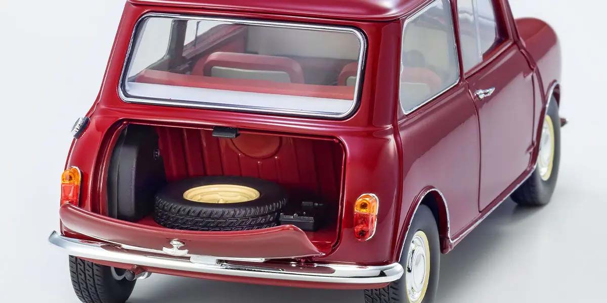 KYOSHO DIE CAST KS08964R - Kyosho 1:18 Morris Mini Minor Cherry Red