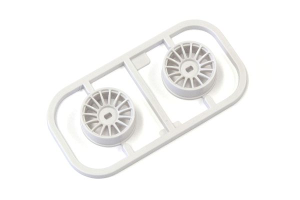 WHEELS SET WHITE MINI-Z AWD - NARROW 1.5 OFFSET (2)