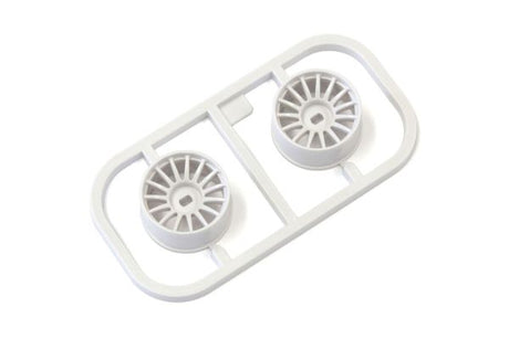 WHEELS SET WHITE MINI-Z AWD - WIDE 1.0 OFFSET (2)