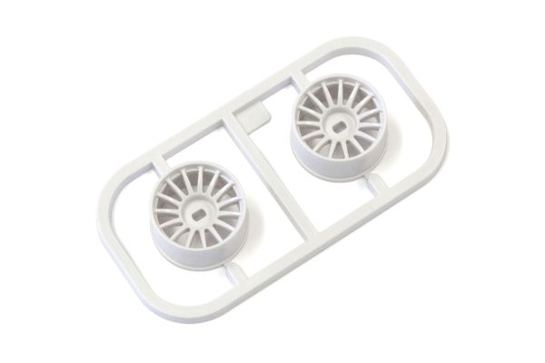 WHEELS SET WHITE MINI-Z AWD - WIDE 1.0 OFFSET (2)