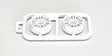 Wheels Set Kyosho Mini-Z MR03 Narrow-Offset 2.0 (2) White