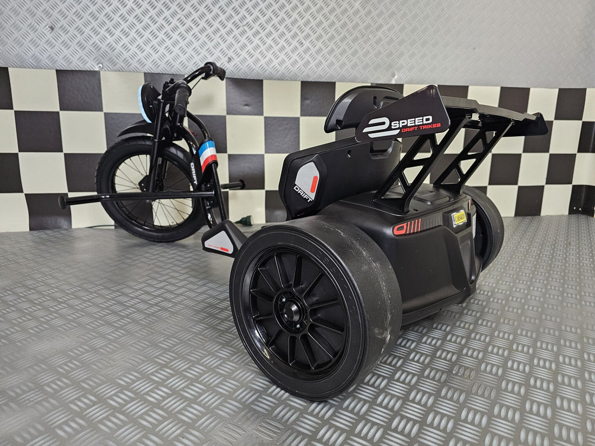 Electric three-wheel motorbike 24V for kids – black
