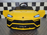 Lamborghini Urus 12V electric car for kids – yellow